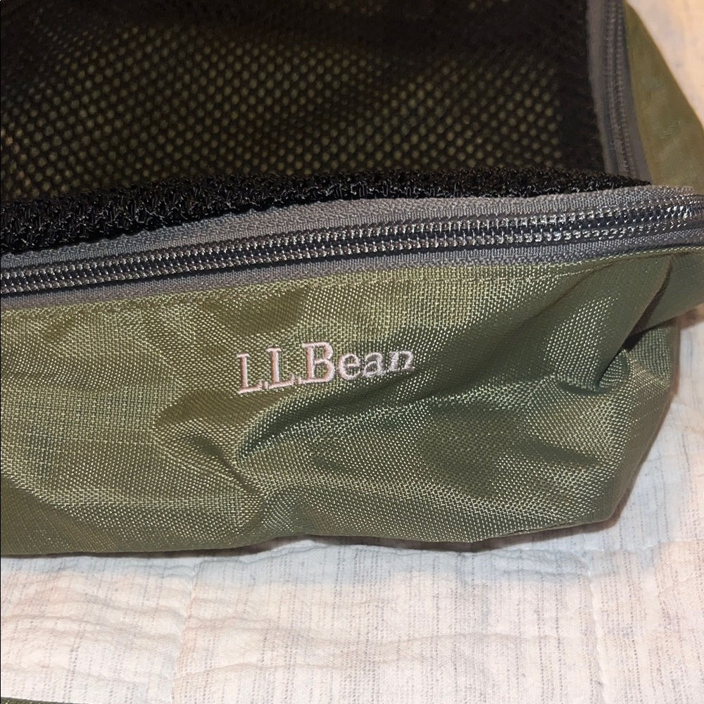 L.L. Bean Green Ripstop Mesh Packing Cube Travel Set (3 pcs) - Picture 4 of 8